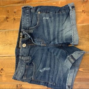 Express jean shorts